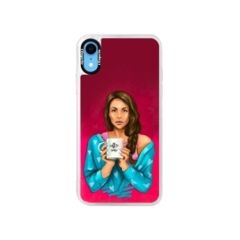 iSaprio Pink Coffe Now Brunette Apple iPhone XR