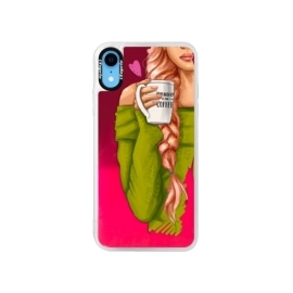 iSaprio Pink My Coffe and Redhead Girl Apple iPhone XR