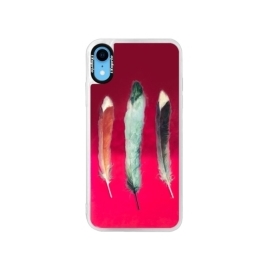 iSaprio Pink Three Feathers Apple iPhone XR