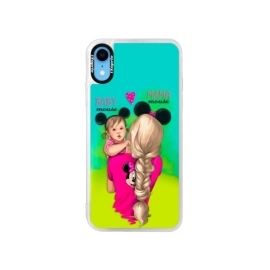 iSaprio Blue Mama Mouse Blond and Girl Apple iPhone XR