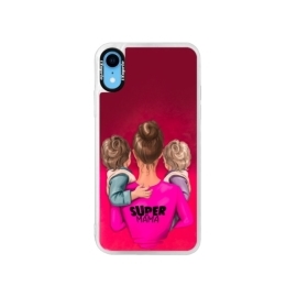 iSaprio Pink Super Mama Two Boys Apple iPhone XR