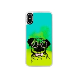 iSaprio Blue The Pug Apple iPhone X