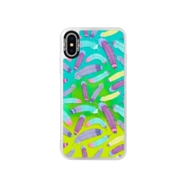 iSaprio Blue Feather Pattern 01 Apple iPhone X