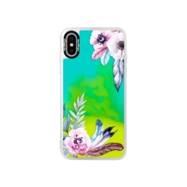 iSaprio Blue Flower Pattern 04 Apple iPhone XS