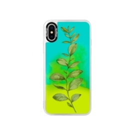 iSaprio Blue Green Plant 01 Apple iPhone X