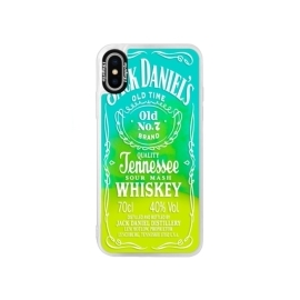 iSaprio Blue Transparent White Jack Apple iPhone X