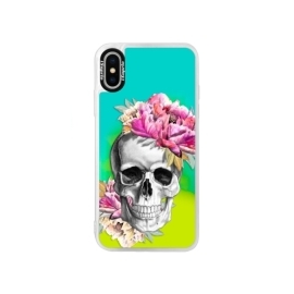 iSaprio Blue Pretty Skull Apple iPhone X