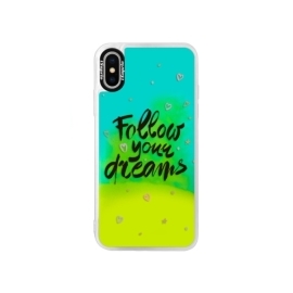 iSaprio Blue Follow Your Dreams Apple iPhone X