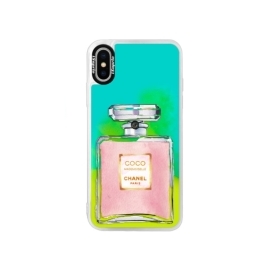 iSaprio Blue Chanel Rose Apple iPhone X