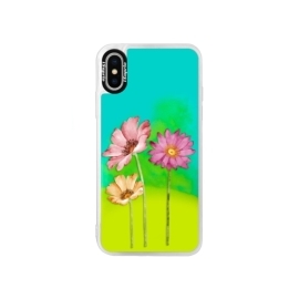 iSaprio Blue Three Flowers Apple iPhone X