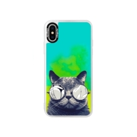 iSaprio Blue Crazy Cat 01 Apple iPhone X