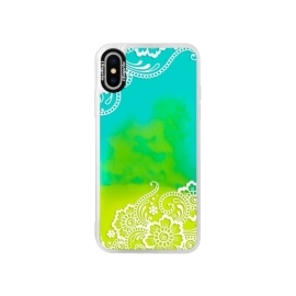 iSaprio Blue White Lace 02 Apple iPhone XS