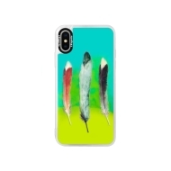 iSaprio Blue Three Feathers Apple iPhone XS - cena, porovnanie