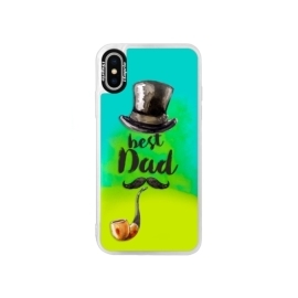 iSaprio Blue Best Dad Apple iPhone X