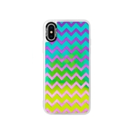 iSaprio Blue Zig-Zag Apple iPhone XS