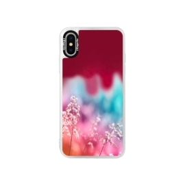 iSaprio Pink Rainbow Grass Apple iPhone XS