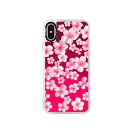 iSaprio Pink Flower Pattern 05 Apple iPhone X