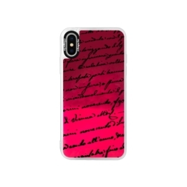 iSaprio Pink Handwriting 01 Apple iPhone XS