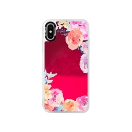 iSaprio Pink Flower Brush Apple iPhone XS