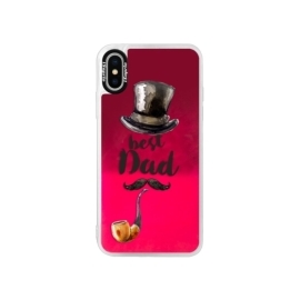 iSaprio Pink Best Dad Apple iPhone XS