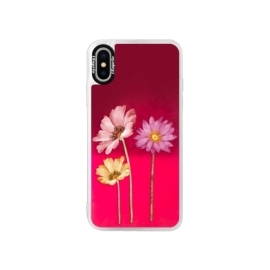 iSaprio Pink Three Flowers Apple iPhone XS