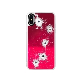 iSaprio Pink Gunshots Apple iPhone X