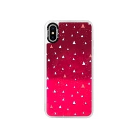 iSaprio Pink Abstract Triangles 02 Apple iPhone XS