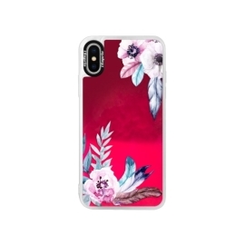 iSaprio Pink Flower Pattern 04 Apple iPhone XS