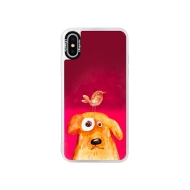 iSaprio Pink Dog And Bird Apple iPhone XS