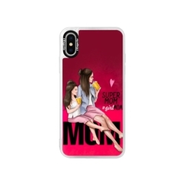 iSaprio Pink Milk Shake Brunette Apple iPhone X