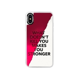 iSaprio Pink Makes You Stronger Apple iPhone X