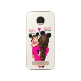 iSaprio Mama Mouse Brunette and Girl Lenovo Moto Z Play