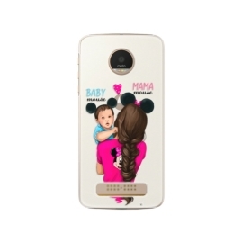 iSaprio Mama Mouse Brunette and Boy Lenovo Moto Z Play