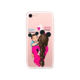 iSaprio Mama Mouse Brunette and Boy Apple iPhone 7