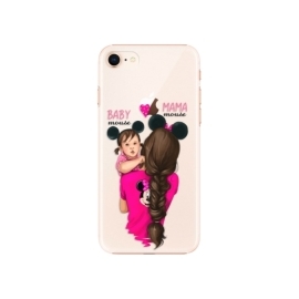 iSaprio Mama Mouse Brunette and Girl Apple iPhone 8