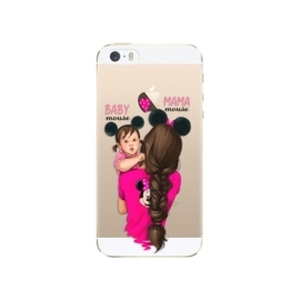 iSaprio Mama Mouse Brunette and Girl Apple iPhone 5/5S/SE