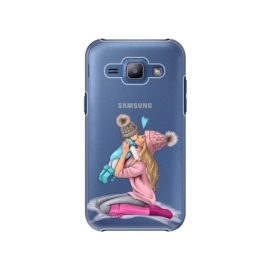 iSaprio Kissing Mom Blond and Boy Samsung Galaxy J1