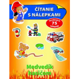 Čítanie s nálepkami Medvedík hasičom