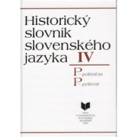 Historický slovník 4 slovenského jazyka P-Pytlovať