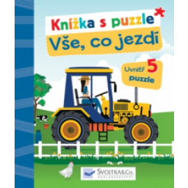 Knížka s puzzle Vše, co jezdí