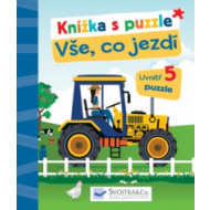 Knížka s puzzle Vše, co jezdí - cena, porovnanie