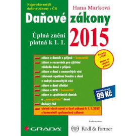 Daňové zákony 2015 - Úplná znění platná k 1. 1. 2015