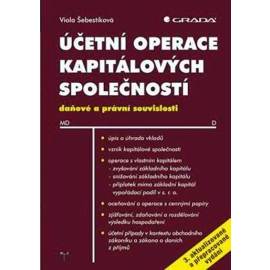 Účetní operace kapitálových společností