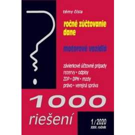 1000 riešení Ročné zúčtovanie dane, motorové vozidlá