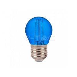 V-Tac LED žiarovka E27 G45 2W modrá