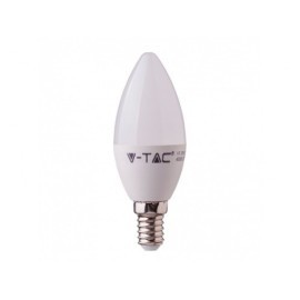 V-Tac PRO SAMSUNG LED žiarovka E14 C37 5,5W studená biela