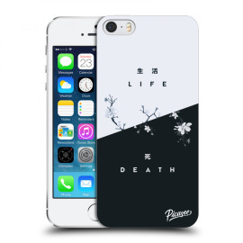 Picasee Silikónový prehľadný obal pre Apple iPhone 5/5S/SE - Life - Death