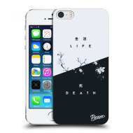 Picasee Silikónový prehľadný obal pre Apple iPhone 5/5S/SE - Life - Death - cena, porovnanie