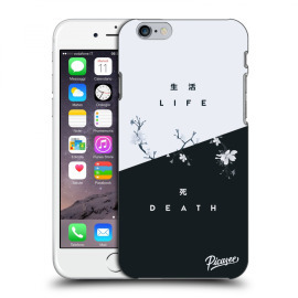 Picasee Silikónový prehľadný obal pre Apple iPhone 6/6S - Life - Death