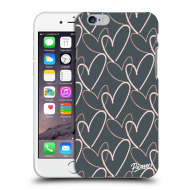 Picasee Silikónový prehľadný obal pre Apple iPhone 6/6S - Lots of love - cena, porovnanie